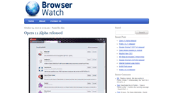 Desktop Screenshot of browser-watch.com