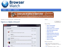 Tablet Screenshot of browser-watch.com